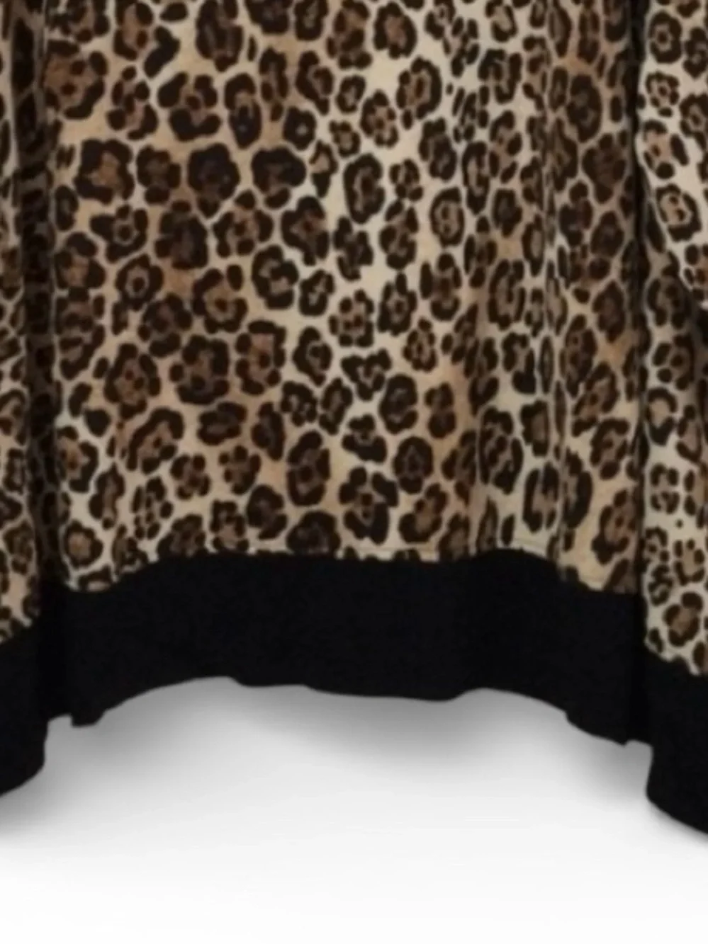 🎉HP🎉 RUBY RD 3/4 Sleeve Leopard Print Handkerchief Sharkbite Tunic Top 3X - Picture 6 of 11